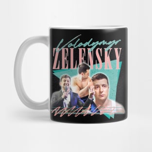 Zelensky Ukraine / Retro Fan Art Design Mug